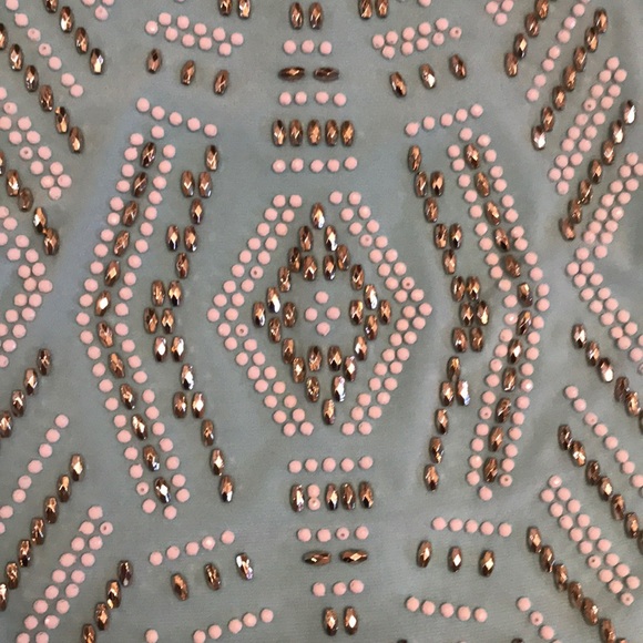 NWT Teal beaded party dress - Picture 2 of 5